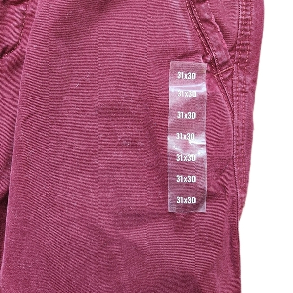 Abercrombie and Fitch Burgundy Jeans Size 31x30, NWT - Picture 6 of 8